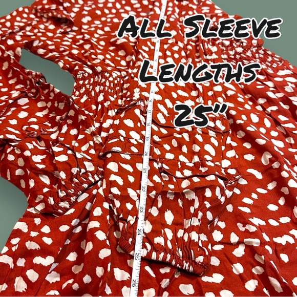 🎉HP🎉 NWT MS. SPARKLiNG Red and White Polka Dot Mini Ruffle Dress. Various Sizes - Picture 12 of 14
